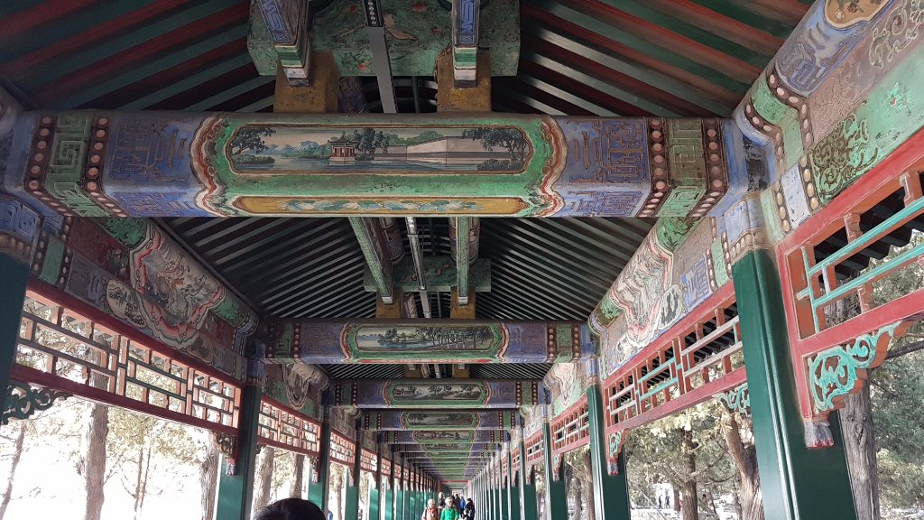 راهرو سرپوشیده کاخ تابستانی پکن