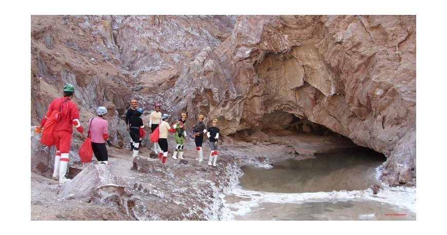 غار نمکدان قشم