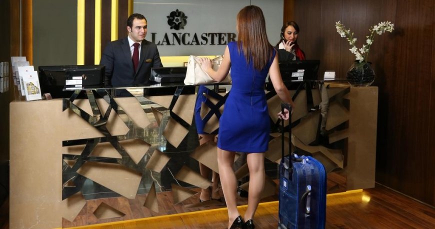 لابی هتل لنکستر رائوش بیروت