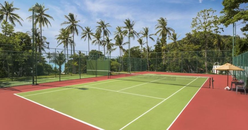 زمین تنیس هتل شرایتون ساموئی