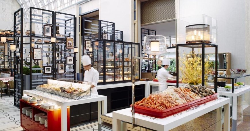 رستوران هتل ریتز کارلتون سنگاپور