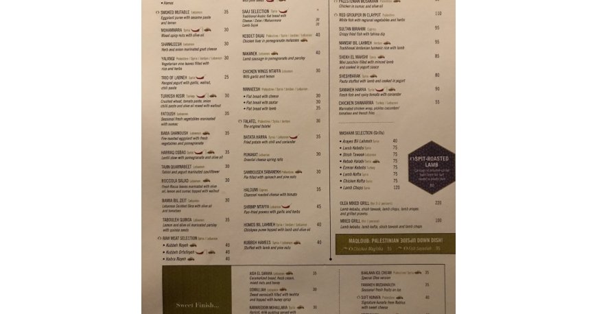 رستوران اولئا دبی