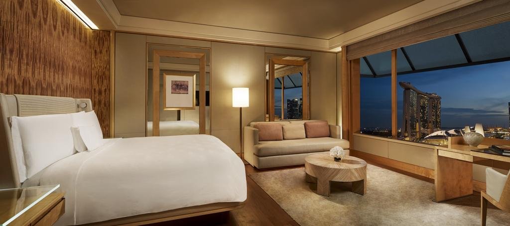 اتاق هتل ریتز کارلتون سنگاپور