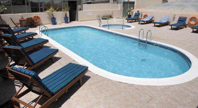 استخر هتل گرند سنترال دبی امارات متحده ی عربی