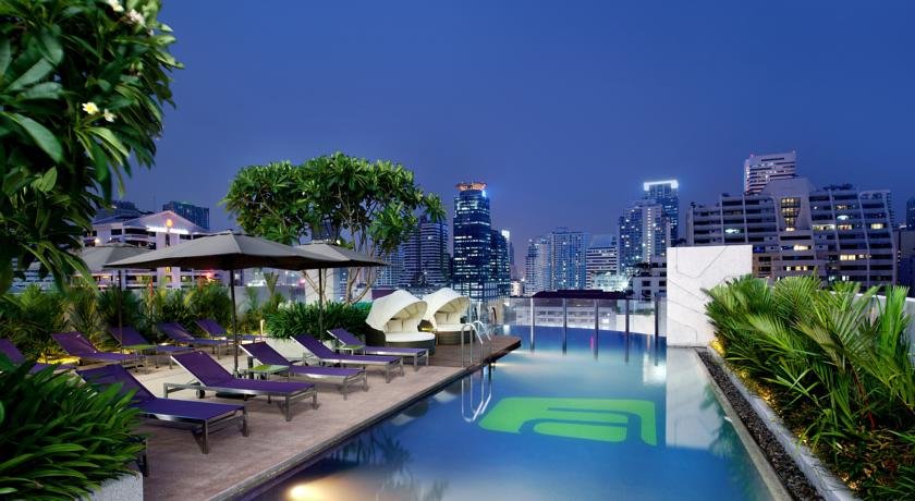 استخر هتل آلوفت بانکوک تایلند استخر هتل آلوفت بانکوک تایلند