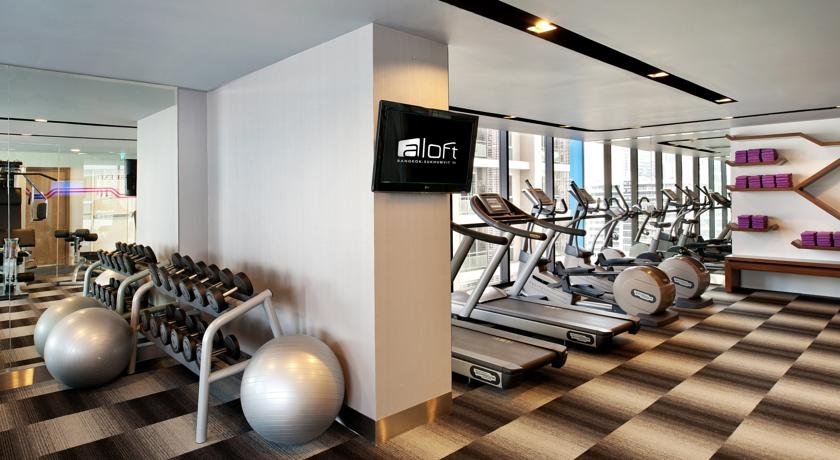 سالن بدنسازی هتل آلوفت بانکوک تایلند سالن بدنسازی هتل آلوفت بانکوک تایلند
