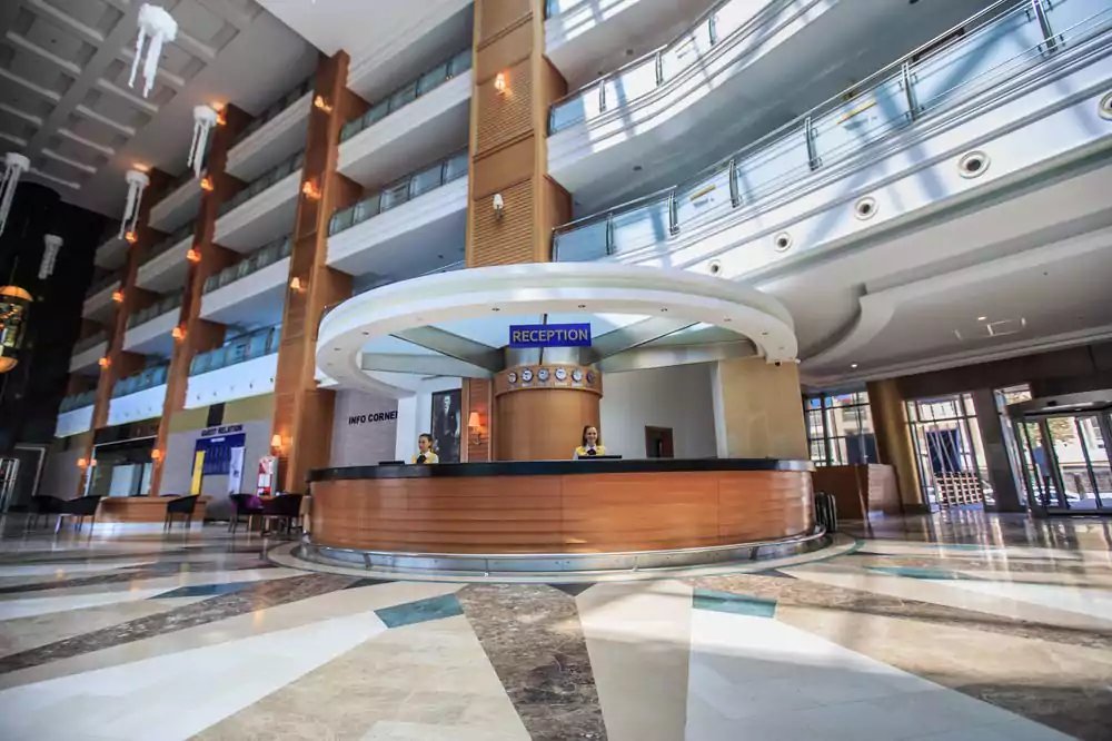 لابی هتل ترنساتلانتیک آنتالیا لابی هتل ترنساتلانتیک آنتالیا