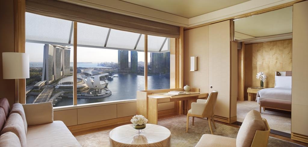 اتاق هتل ریتز کارلتون سنگاپور